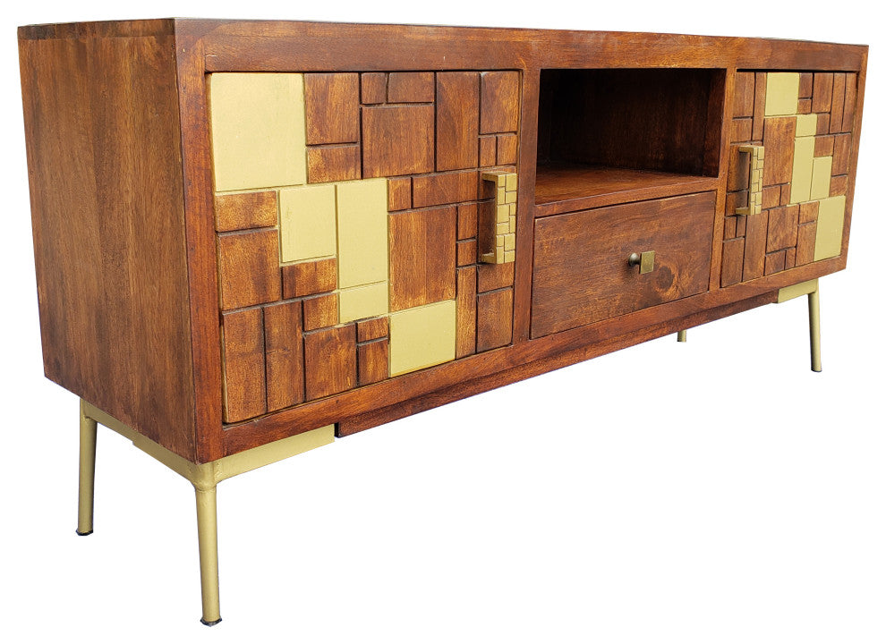 Montevideo Mango Wood Media Center