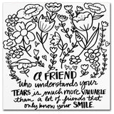 Elizabeth Caldwell 'A Friend' Canvas Art, 18x18