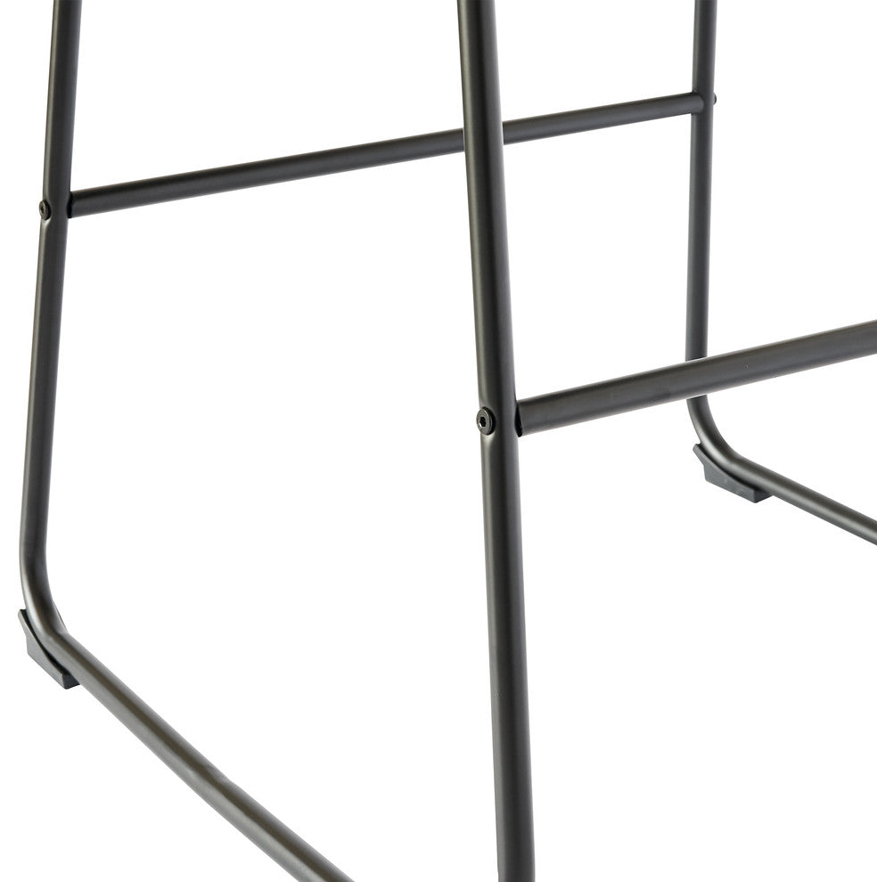 Picket House Furnishings Richmond Metal Bar Stool Set, Gray
