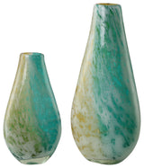 Uttermost High Tide Glass Vases, Set of 2