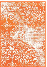 Unique Loom Orange Grand Sofia 2' 2 x 3' 0 Area Rug