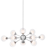 Quoizel PCSB5012 Spellbound 12 Light 29"W Sputnik Chandelier - Polished Chrome