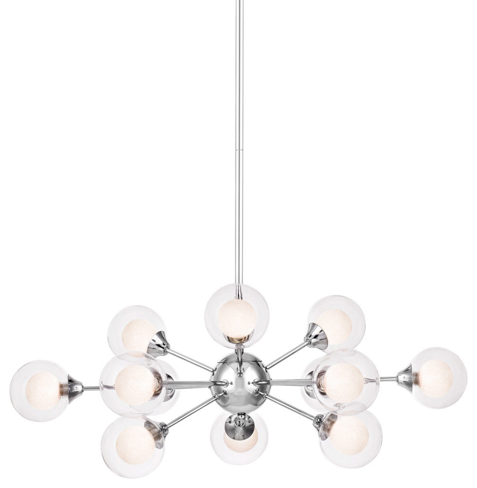 Quoizel PCSB5012 Spellbound 12 Light 29"W Sputnik Chandelier - Polished Chrome