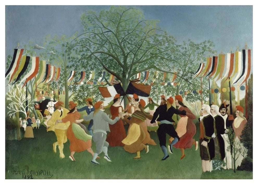 "A Centennial of Independence" Digital Paper Print by Henri Rousseau, 42"x30"
