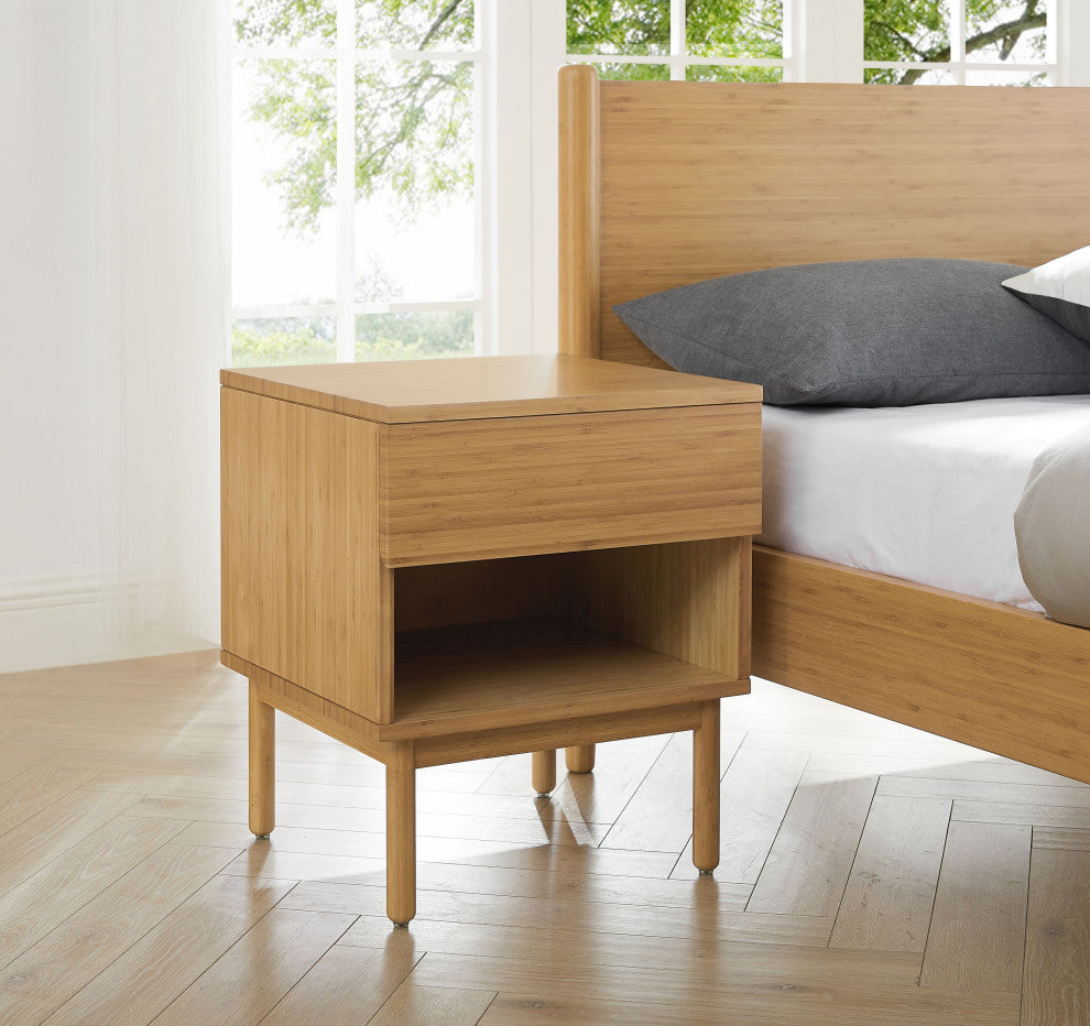 Ria Nightstand, Caramelized
