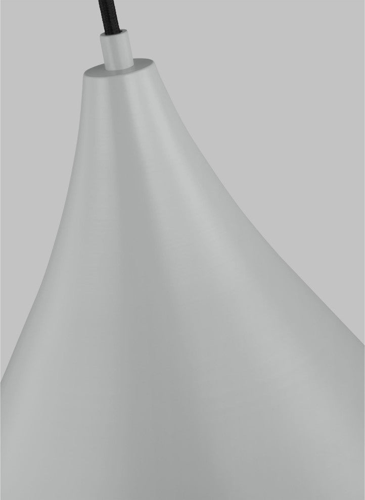 Oden Medium Pendant, Matte Grey