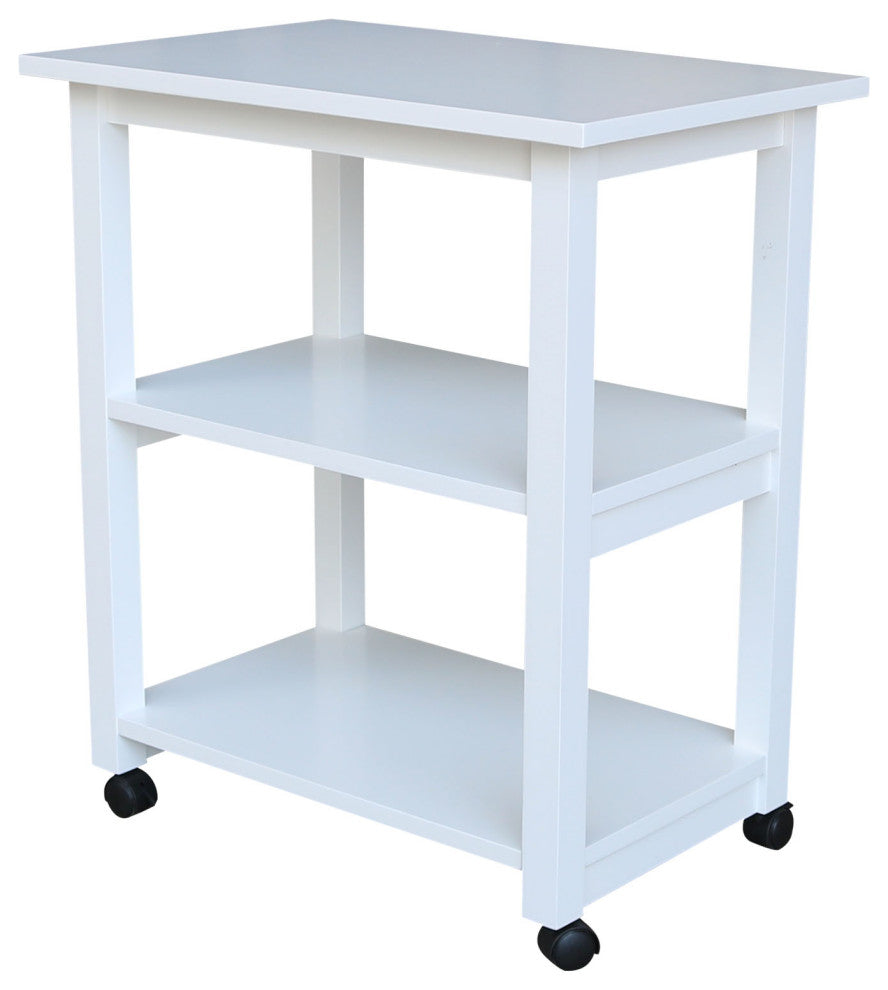 Solid Wood Microwave Cart
