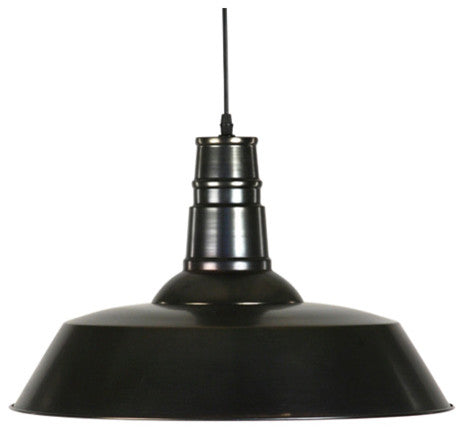 Dowson Pendant Light, Black Gunmetal