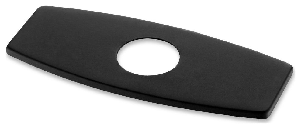 Luxier Kitchen Faucet Single-Hole Deck Plate, 6.25", Matte Black