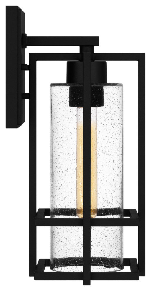 Quoizel DMN8406 Damien 15" Tall Outdoor Wall Sconce - Earth Black