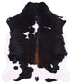 6' 11" X 6' 1" Organic Natural Hair-On Cowhide Area Rug C1628
