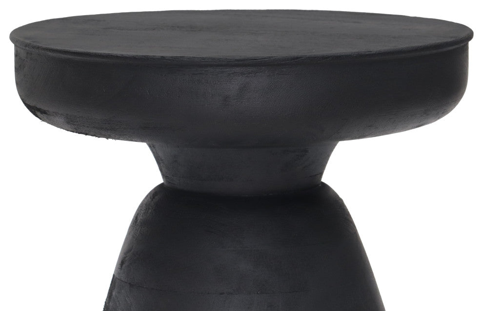 Sage Table Stool Matte Black
