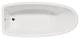 Malibu Atoll Oval Soaking Bathtub 66x32x23 Biscuit