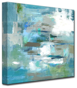 Tranquil Colors' Ready2HangArt Canvas by Leslie Owens, 16"x16"