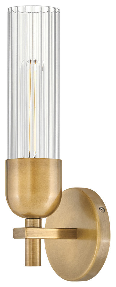 Hinkley Soren Medium Sconce, Heritage Brass