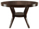Furniture of America Urbani Contemporary Wood 1-Shelf Dining Table in Espresso