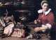 Frans Snyders Cook with Food, 18"x27" Gallery Wrapped Canvas Print