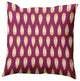 26" x 26" Ikat Tears Decorative Throw Pillow, Dusty Rose