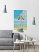 "Pop of Colors" Floater Framed Painting Print on Canvas, 40"x60"