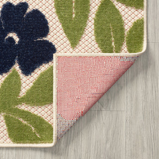 Ostro Modern Floral Area Rug, Multi-Color, 5'3" X 7'3"