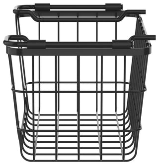 Oceanstar Stackable Metal Wire Storage Basket Set