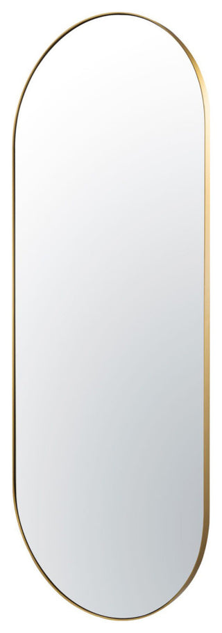 Varaluz 434MI24 Capsule 60\" x 24\" Oval Flat Accent Mirror - Gold