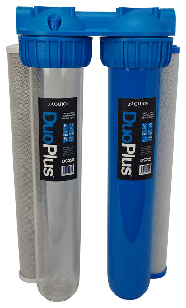Aquios DuoPlus DS220 Salt Free Water Conditioner and Filter System