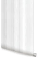 Painted Vertical Lines Peel and Stick Vinyl Wallpaper, Gray, 24" X 60"
