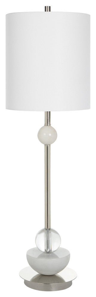 Uttermost Exposition Nickel Buffet Lamp