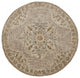 4' Round Beige Distressed Medallion Area Rug
