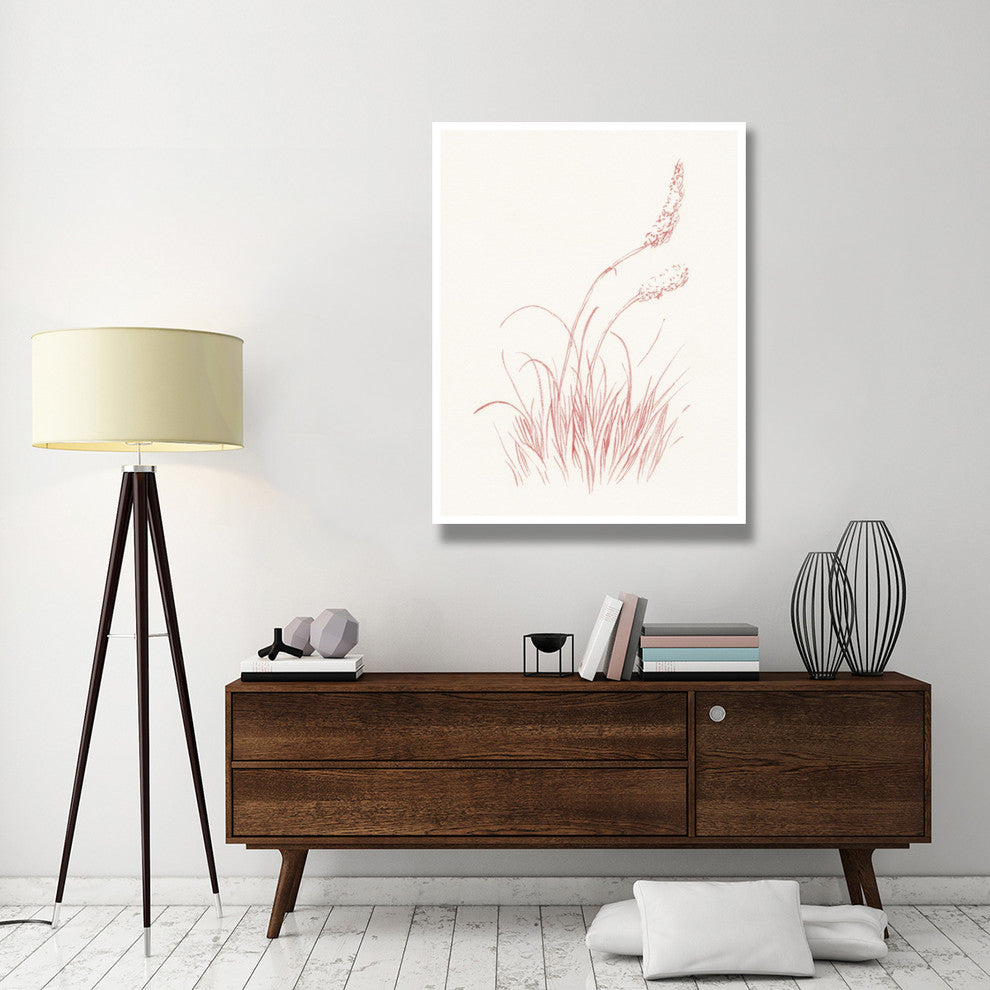 "Farm Nostalgia Flowers IV" Digital Paper Print by Danhui Nai, 38"x50"