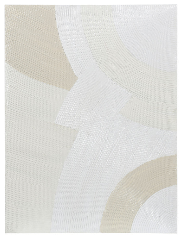 Monochrome Arches I Hand Painted Abstract Canvas Wall Art