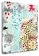 "Black Spots Abstract" By Sarah Ogren, Giclee Print on Gallery Wrap Canvas