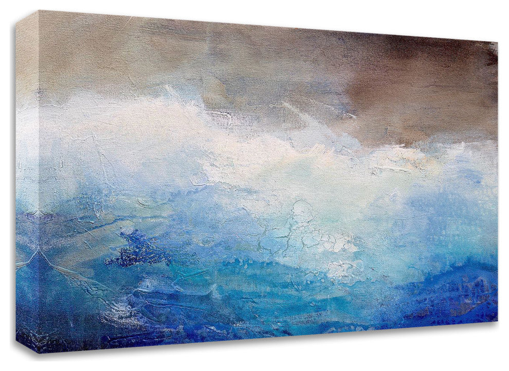 "Ombre Blue" by Karen Hale, Print on Canvas, 21"x14"