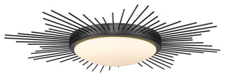 Golden Lighting 9126-FM24 OP Kieran 24"W LED Flush Mount Bowl - Matte Black