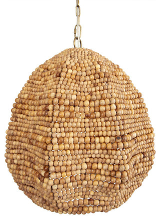 Uttermost Kauri 1 Light Wooden Bead Pendant