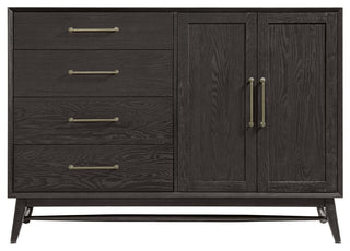 Bayside 4-Drawer Gentleman's Chest, Black