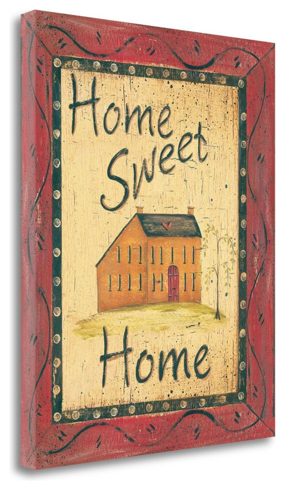 "Home Sweet Home" By Jo Moulton, Giclee Print on Gallery Wrap Canvas
