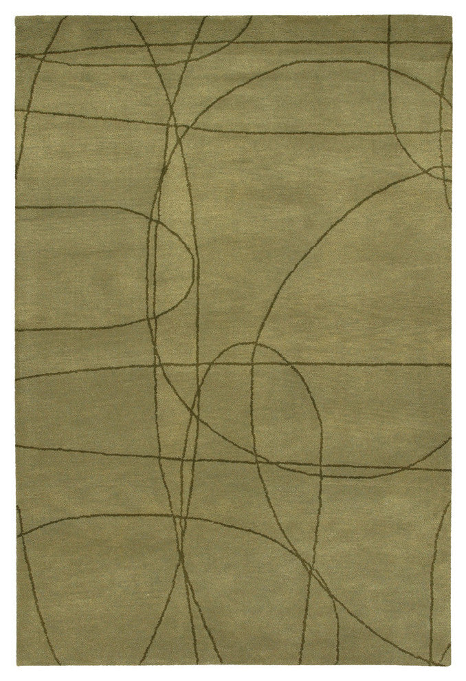 Kathryn Doherty Contemporary Area Rug, 5''x7''6" Rectangle