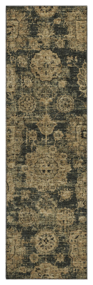 Premium Machine Washable Mayfield AMF634 Charcoal 2'3" x 7'6" Runner Rug