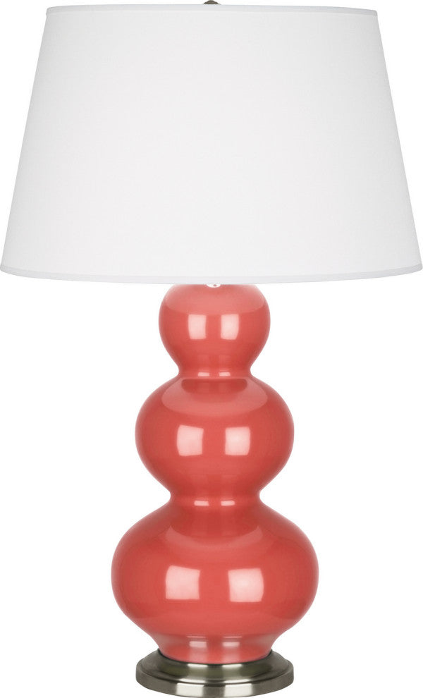 Robert Abbey RA-ML42X 1-Light Table Lamp, Triple Gourd