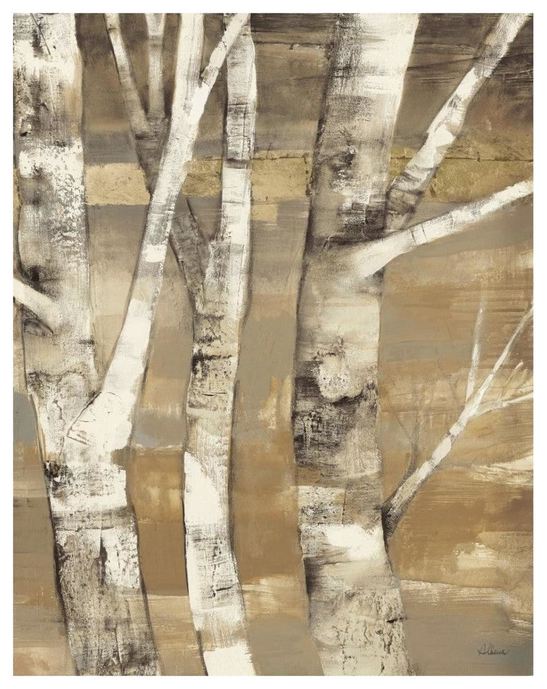 "Wandering Through the Birches II" Paper Print by Albena Hristova, 24"x30"