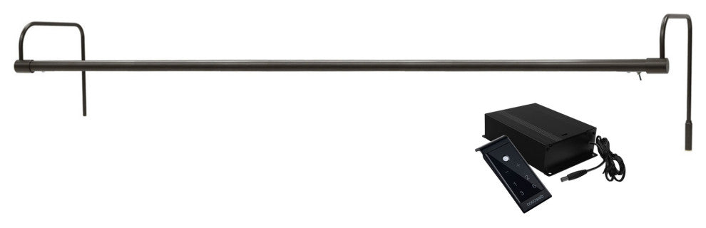 43" Slim Line Frame Light, Mahogany Bronze With Hard Wire Kit and Remote