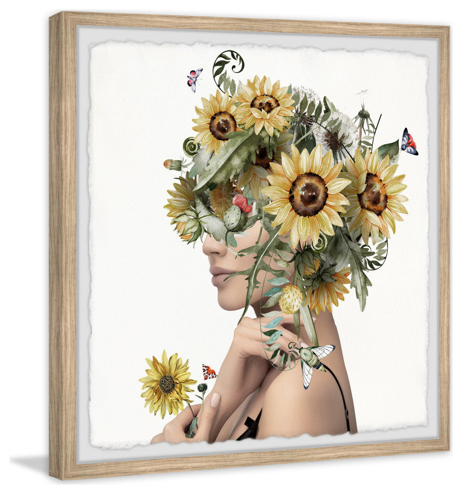 "Really Pretty" Framed Painting Print, 32x32