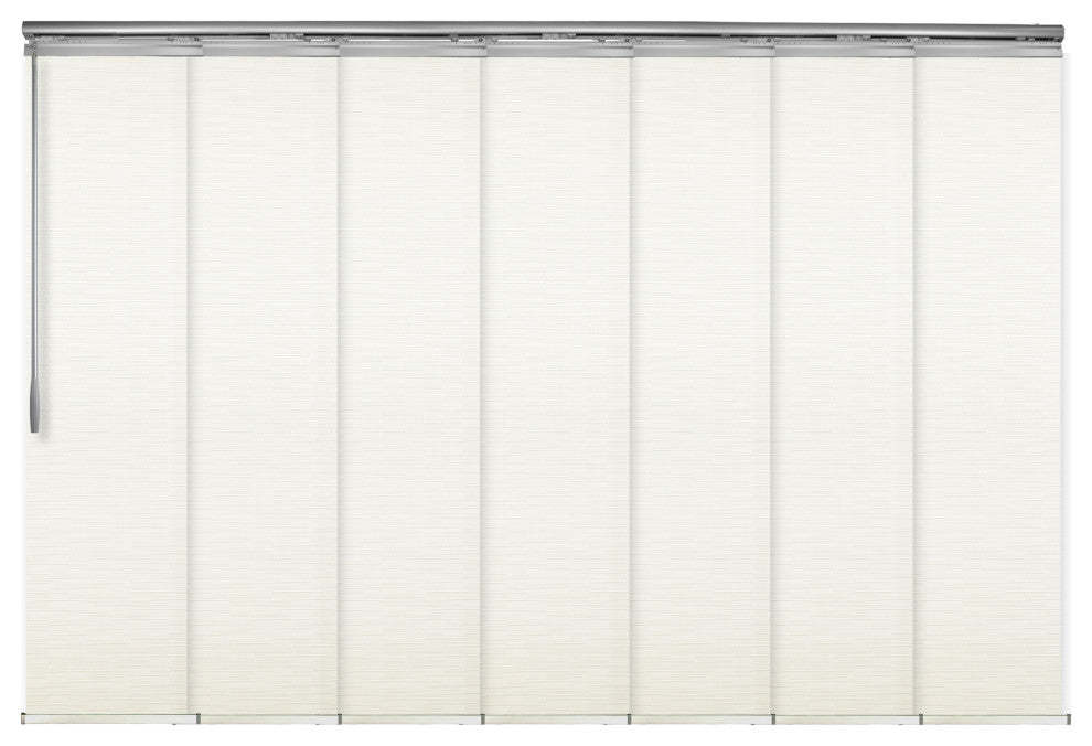 Malia 7-Panel Track Extendable Vertical Blinds 110-153"W