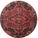Ahgly Company Indoor Round Traditional Area Rugs, 4' Round
