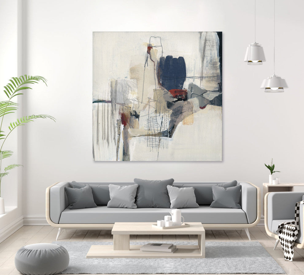 Bay Bridge I V2 - 54 x 54 by Terri Burris