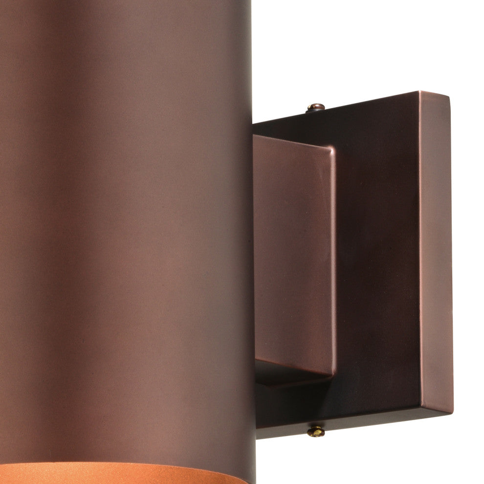 Chiasso 5" Outdoor Wall Light, Bronze
