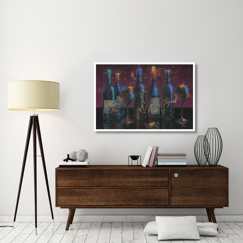 "Wine Splash Dark I" Digital Paper Print by Wellington Studio, 50"x34"