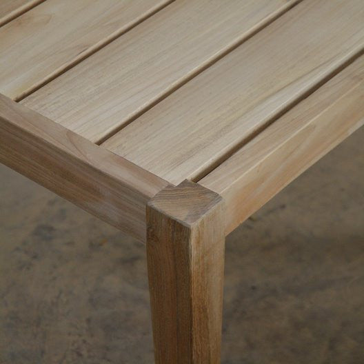Clearwater Outdoor Patio Teak Sqaure Side Table
